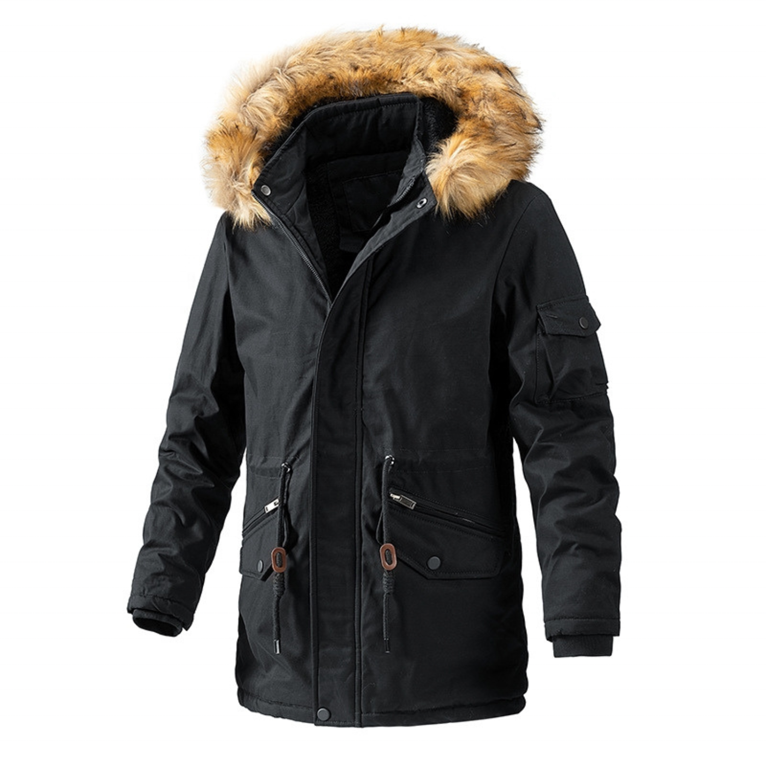 H139944af867642e0b4de44621c7e464aS Unisex winterjas met capuchon - Bilde 1