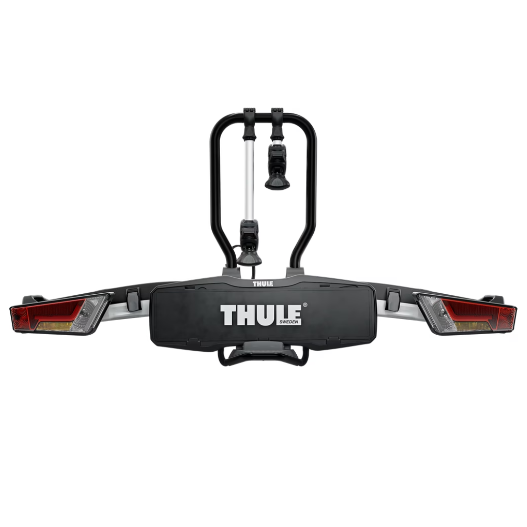 Thule EasyFold XT 2 Tilhengerfeste Sykkelstativ – Sammenleggbar og Kompakt for 2 Sykler, 933100